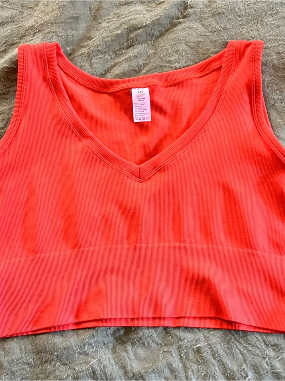 5B Style Women’s Cropped Workout Tank Top Size XXL NWT